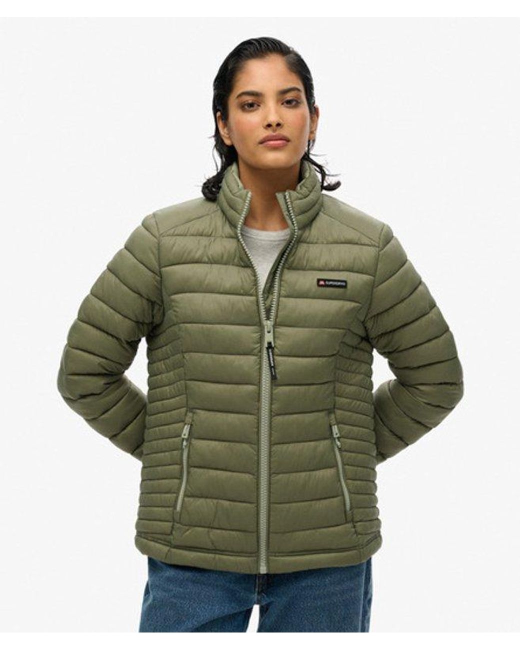 Superdry Green Fuji Lite Padded Jacket