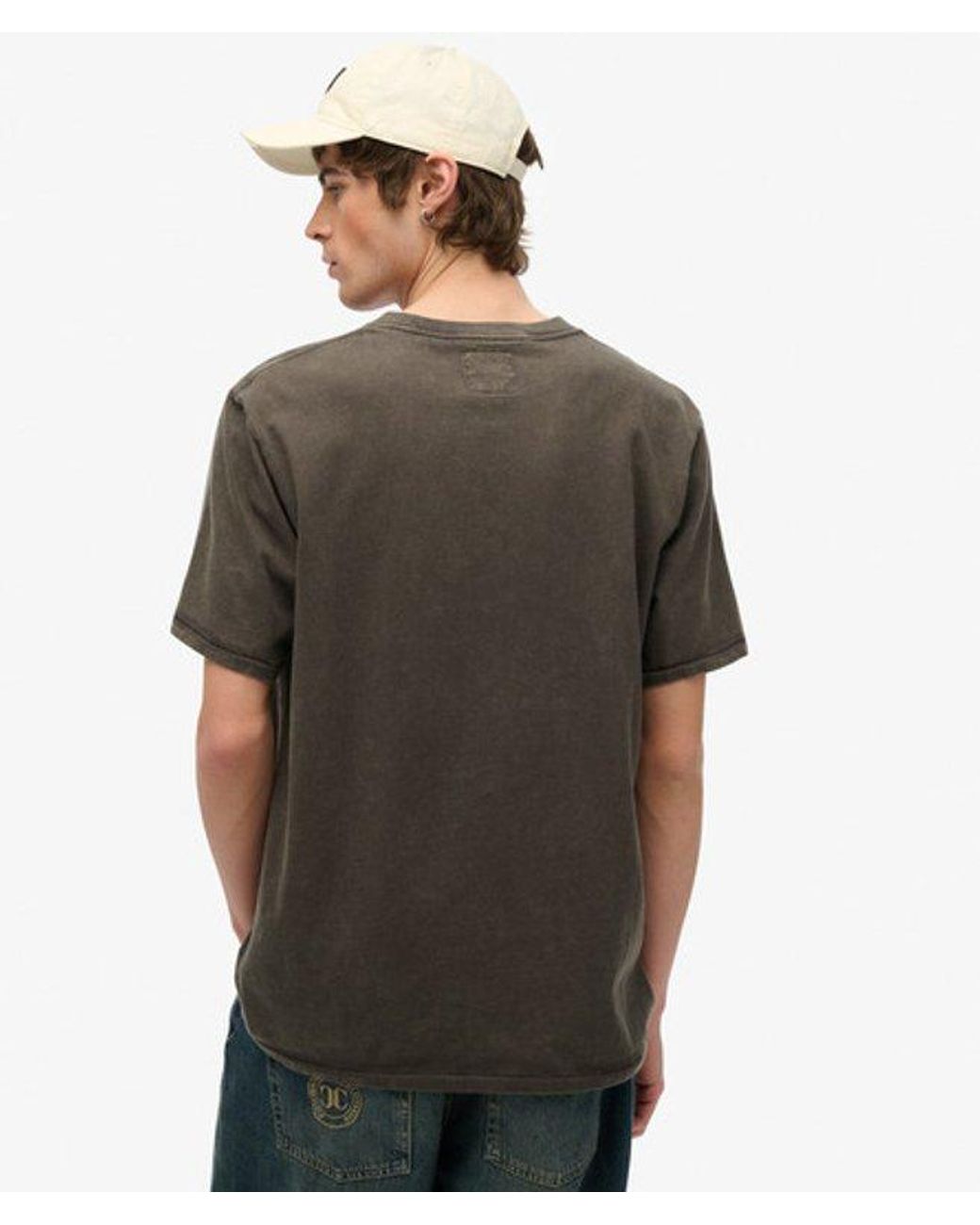 Superdry Gray & Co Athletic Essential Graphic T-shirt for men
