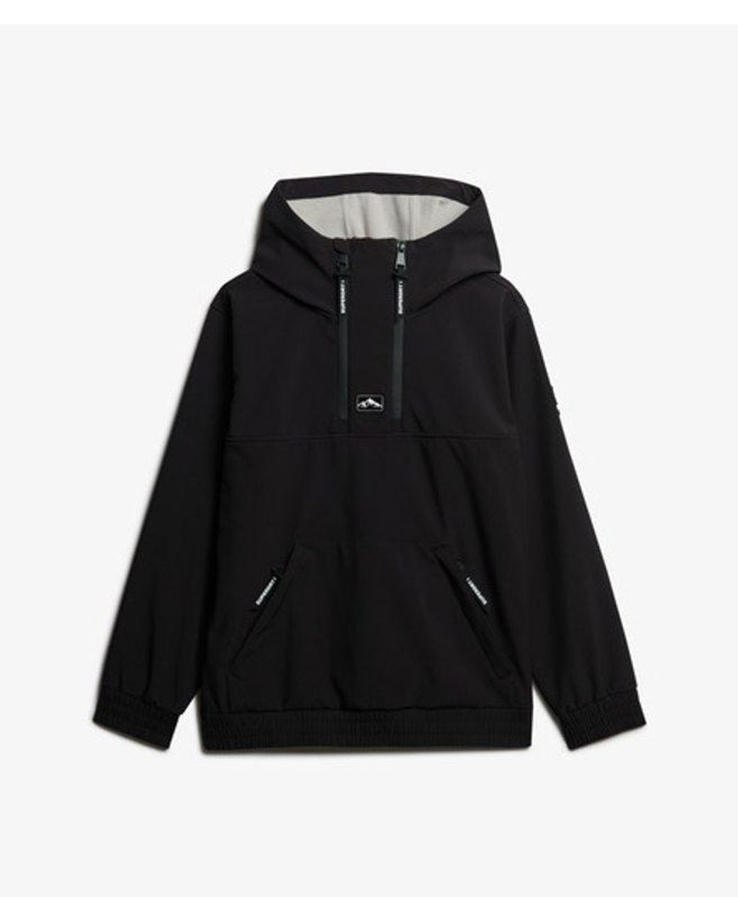 Superdry Black & Co Freestyle Softshell Ski Hoodie