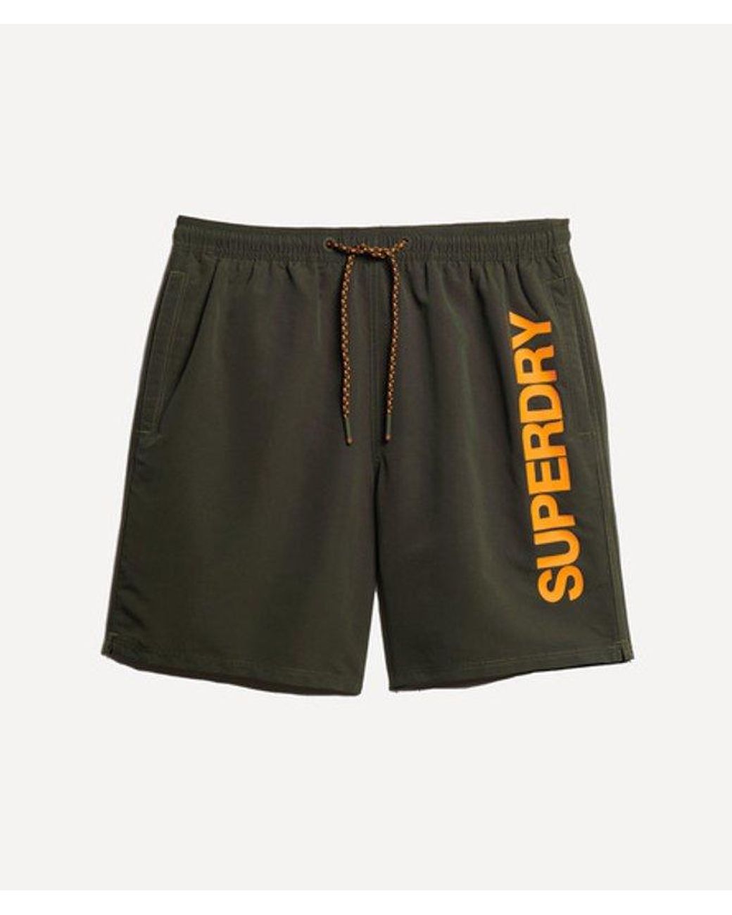 Superdry Green & Co Sport Graphic 17-inch Recycled Swim Shorts for men