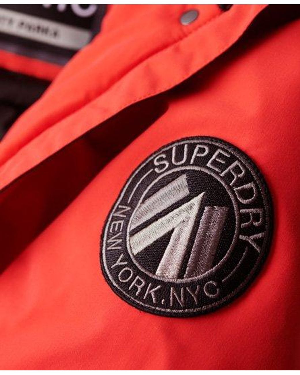 Superdry Red & Co City Padded Parka Jacket