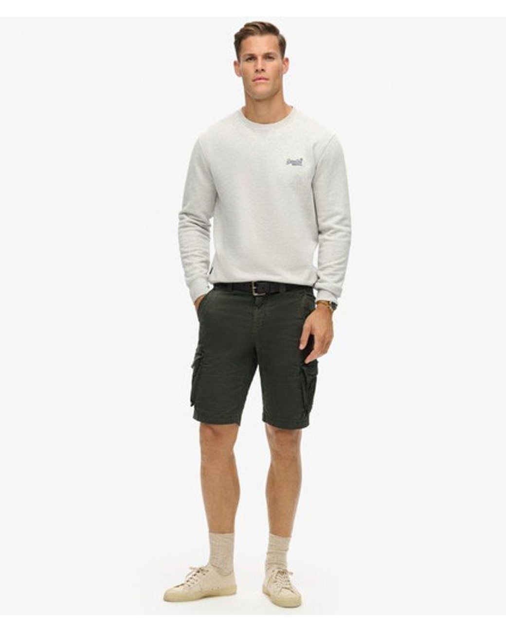 Superdry & Co Core Cargo Short Relaxed Pasvorm in het Black voor heren