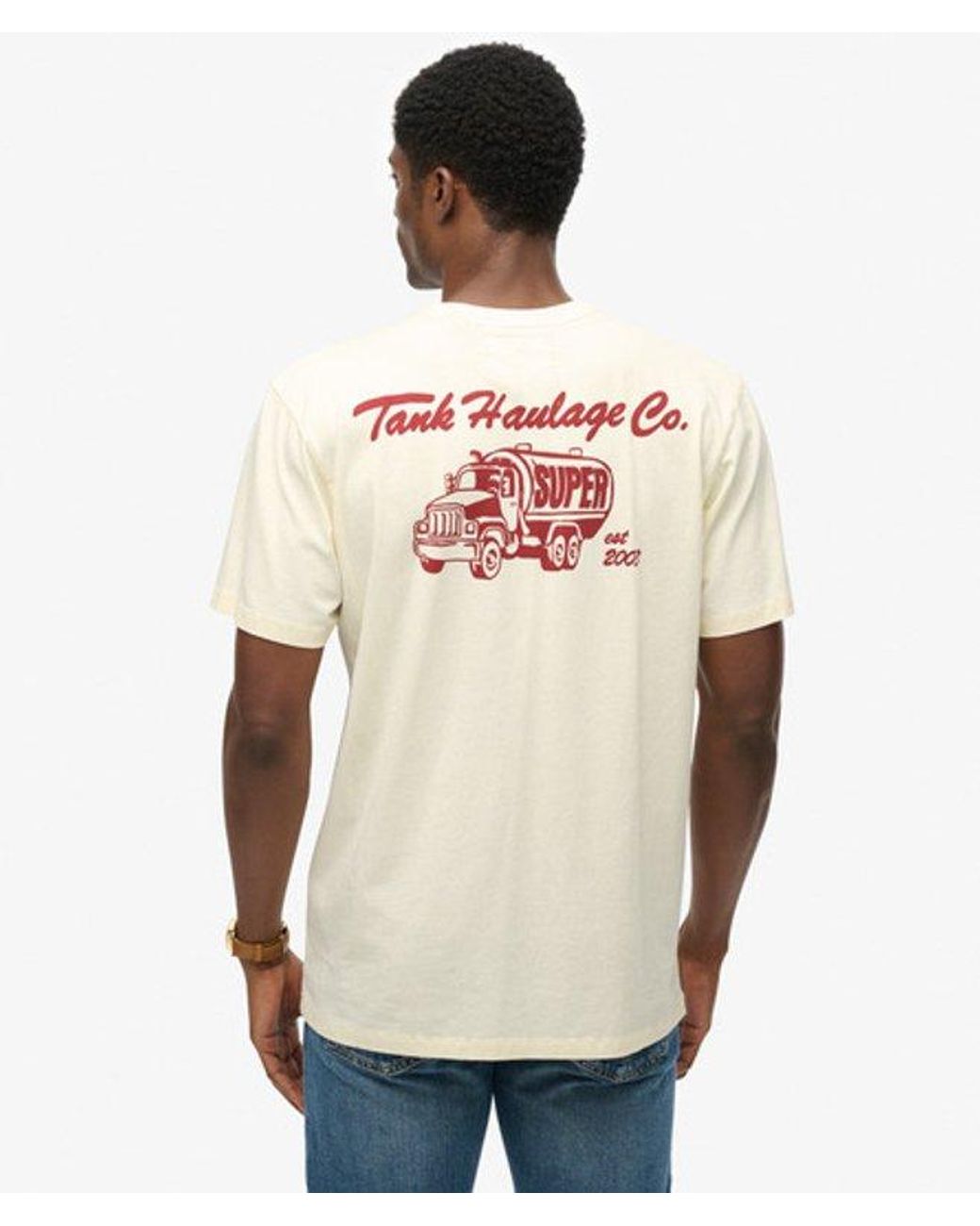 Superdry White & Co Trade Tools Oversized T-shirt for men