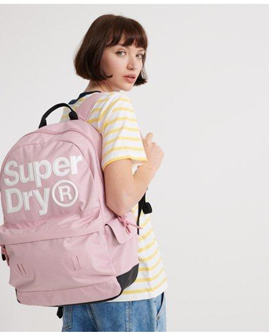 superdry rucksack pink