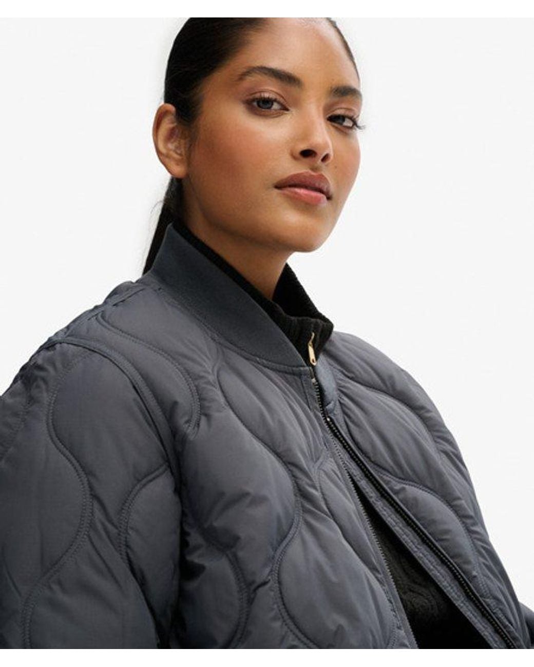 Superdry Gray & Co Short Quilted Liner Jacket
