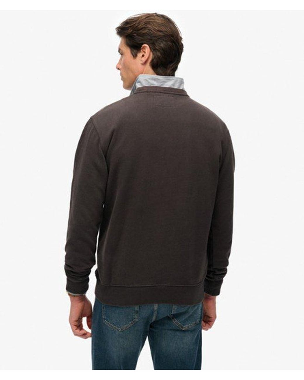 Superdry Black & Co The Merchant Store- Graphic Sweatshirt for men