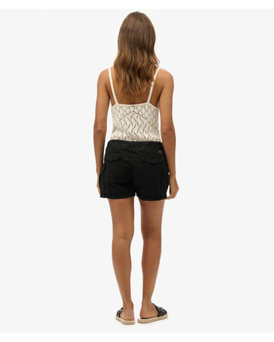 Superdry Black & Co Cargo Shorts