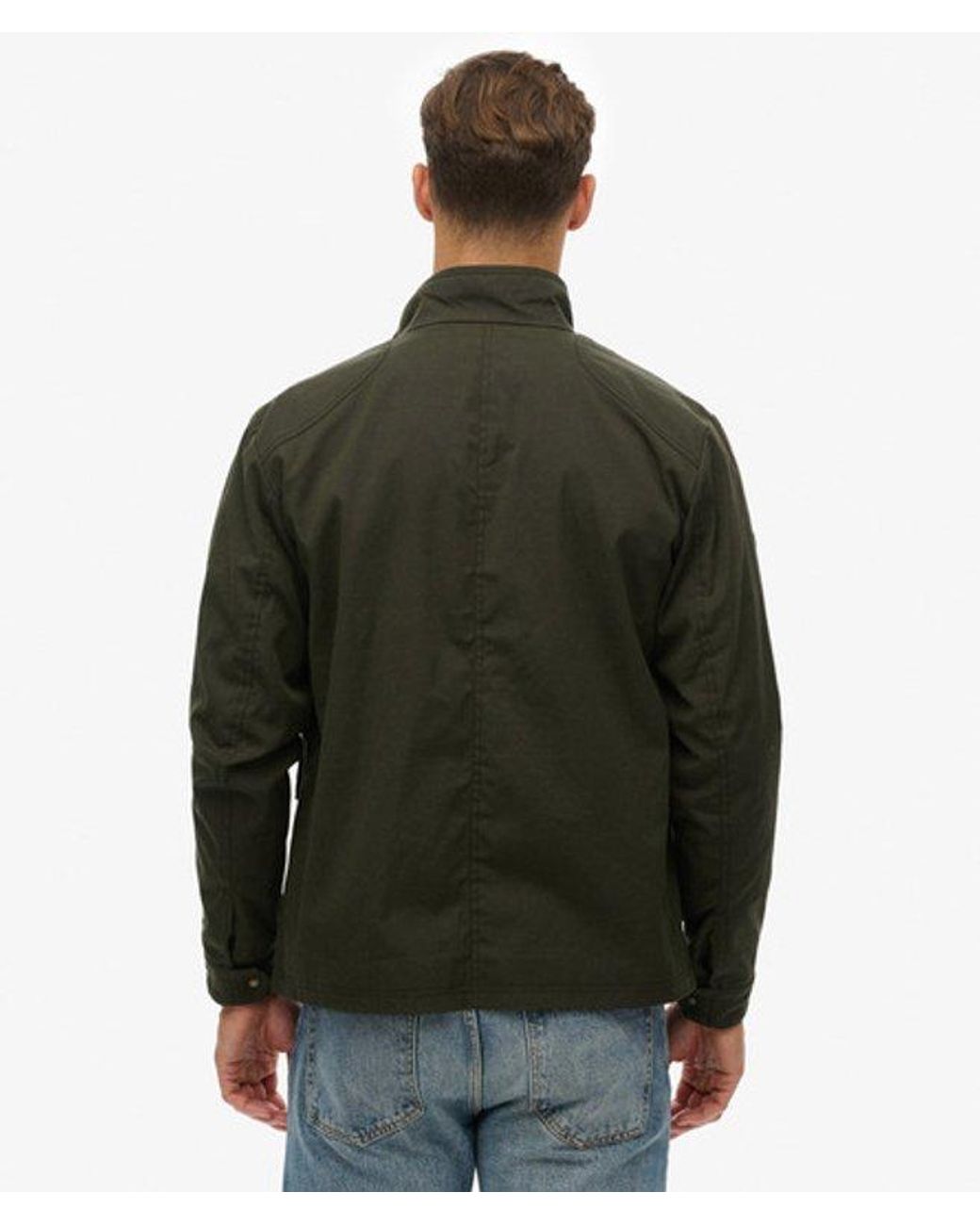 Superdry Black & Co The Merchant Store - Wax Racer Jacket for men