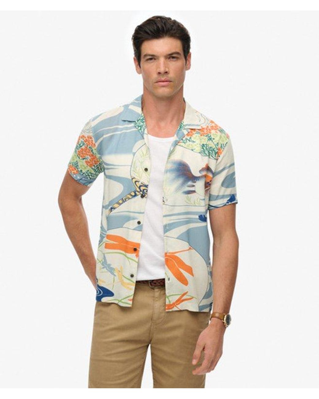 Superdry Blue & Co The Merchant Store - Hawaiian Shirt for men