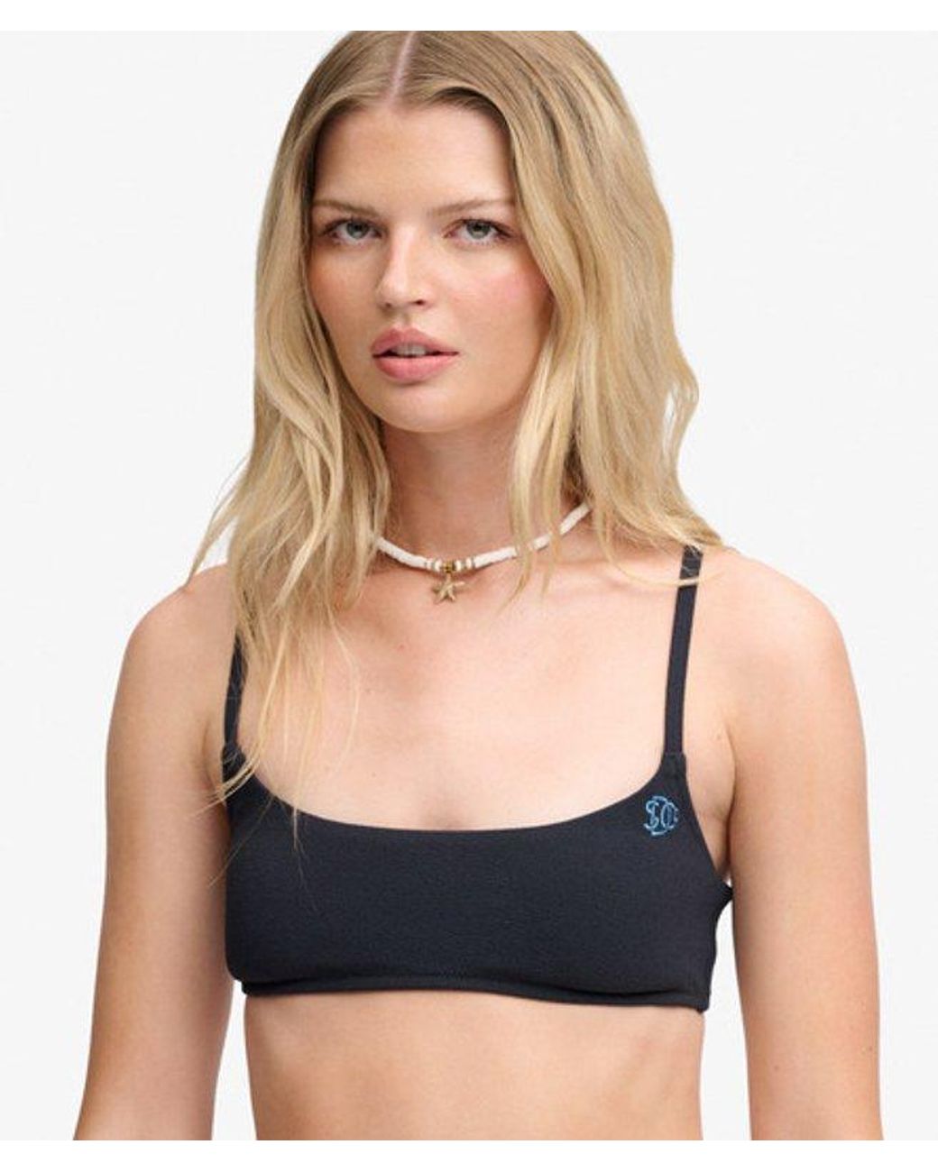 Superdry Black & Co Bralette Bikini Top