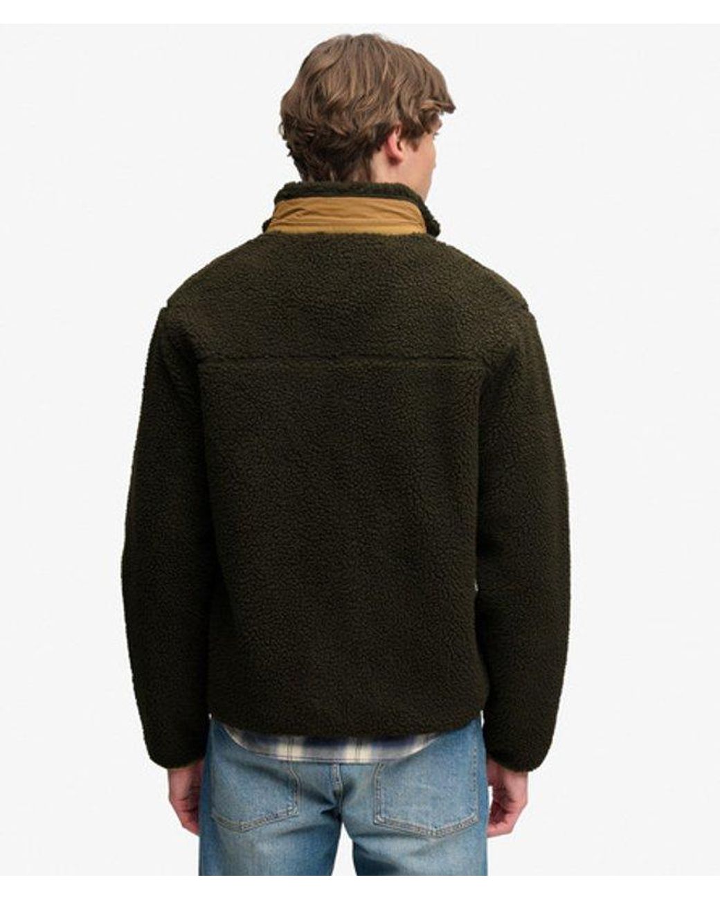 Superdry Black & Co Mountain Full Zip Fleece for men