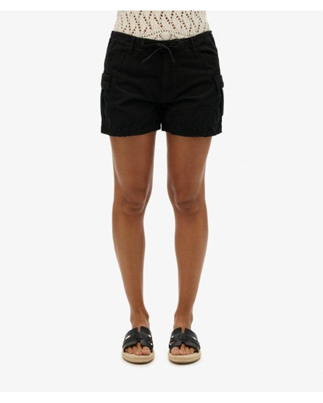 Superdry Black & Co Cargo Shorts