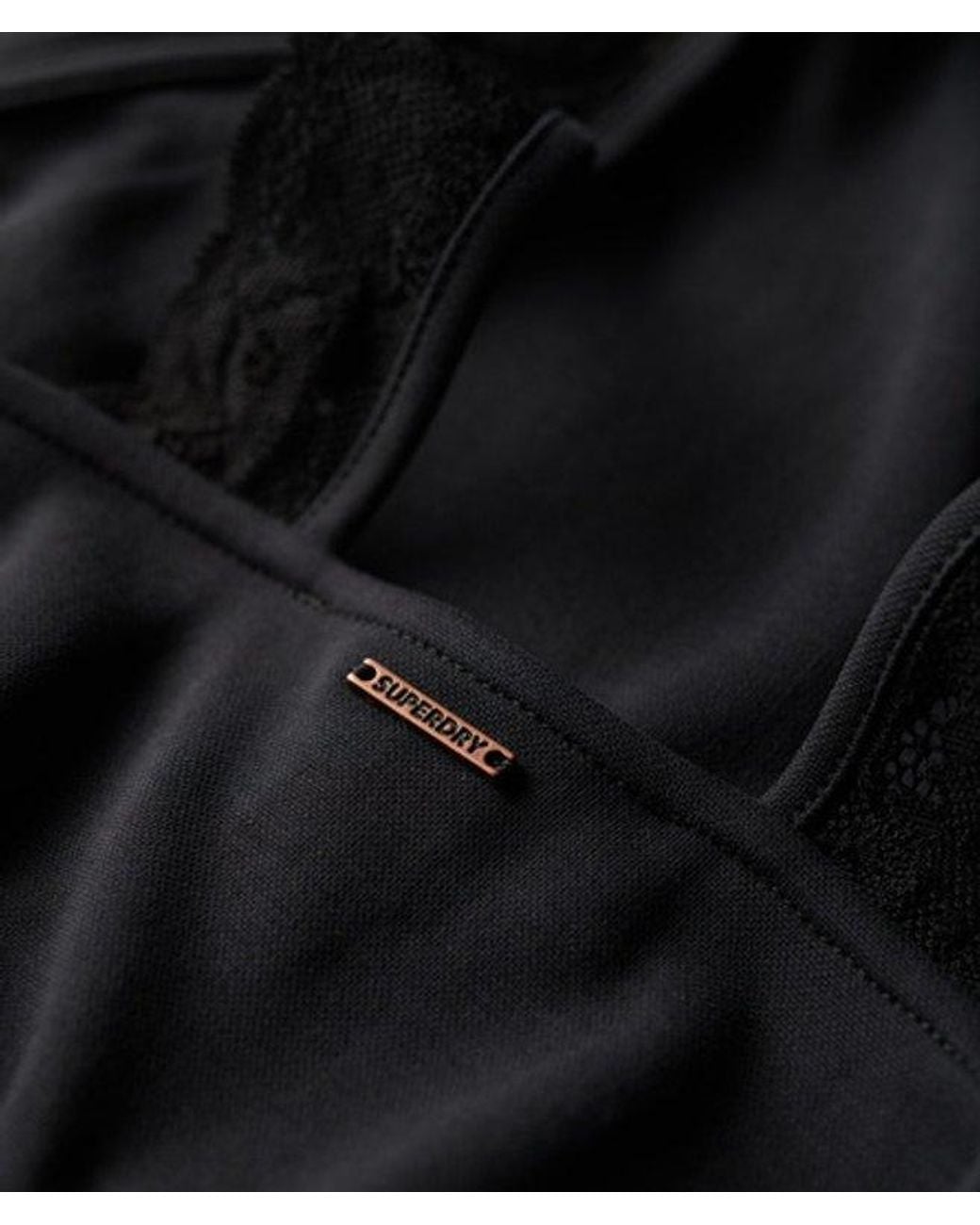 Superdry Black & Co Mini Jersey Fit-and-flare Dress