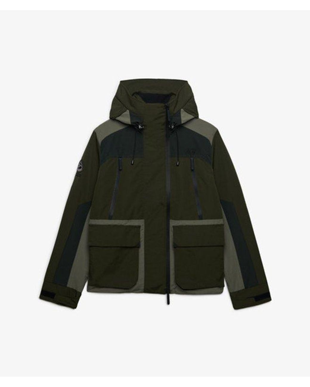 Superdry Green & Co Colour Block Ultimate Windbreaker for men