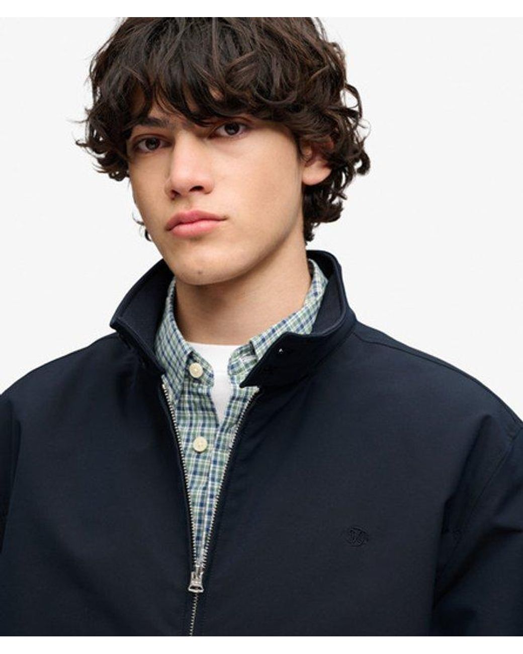 Superdry Blue & Co Campus Padded Harrington Jacket for men