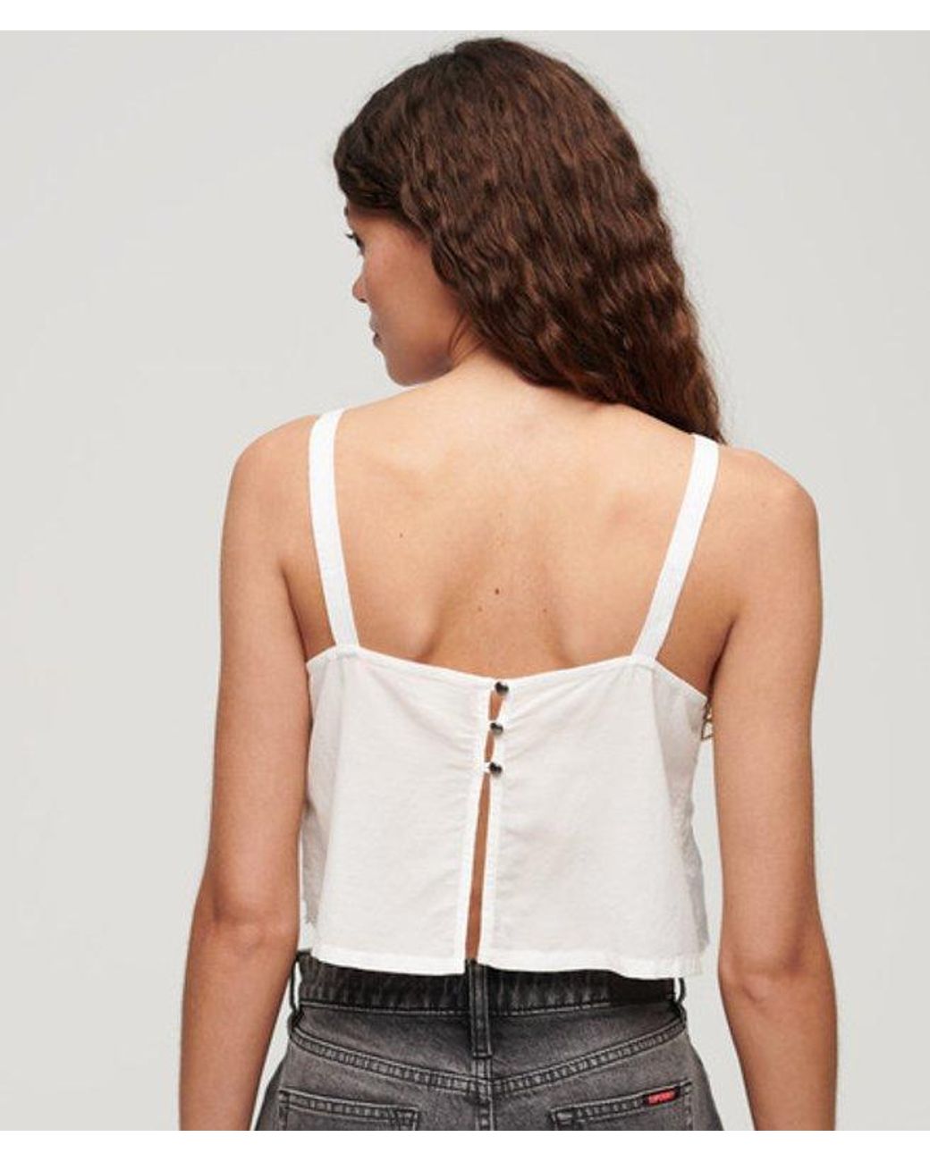 Superdry White & Co Ibiza Embroidered Cami Top