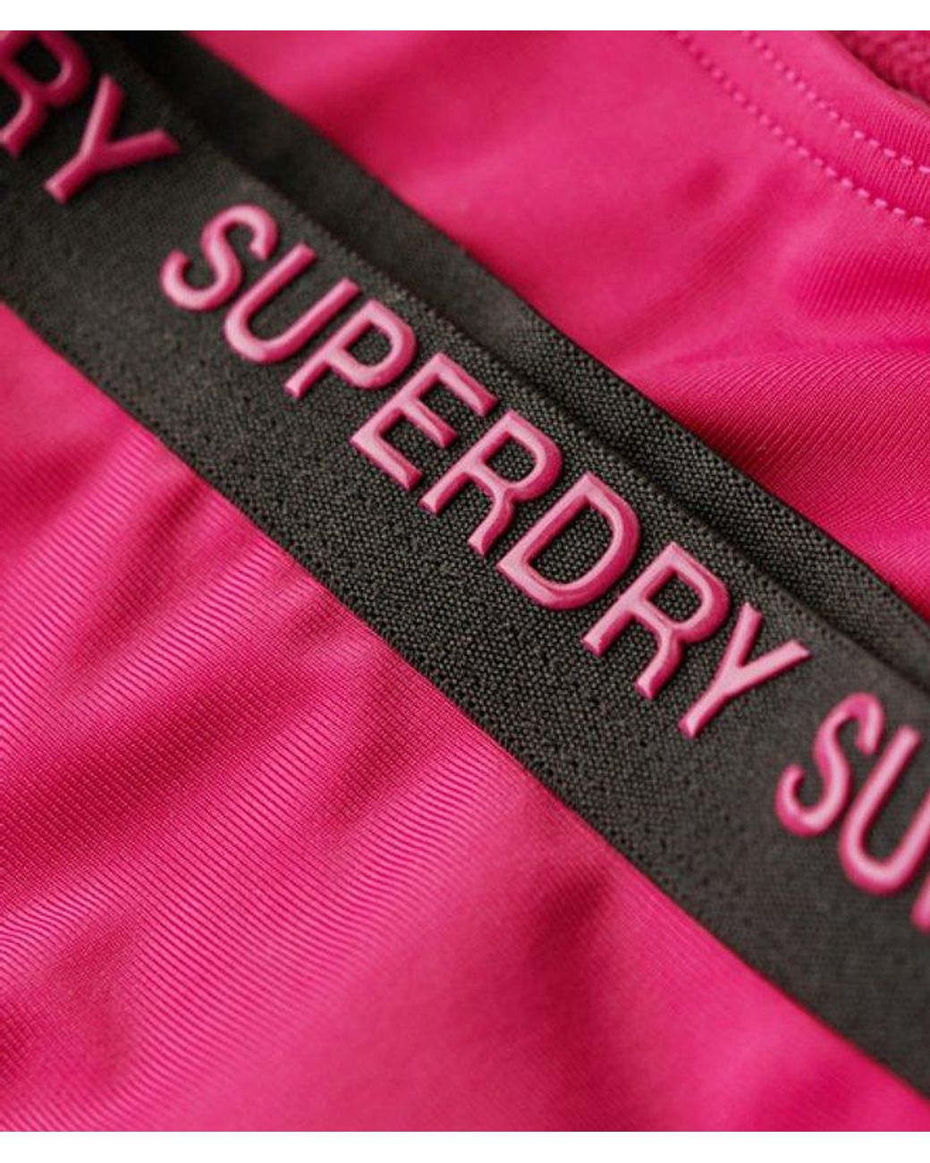 Superdry Red & Co Ladies Elastic Cheeky Bikini Briefs