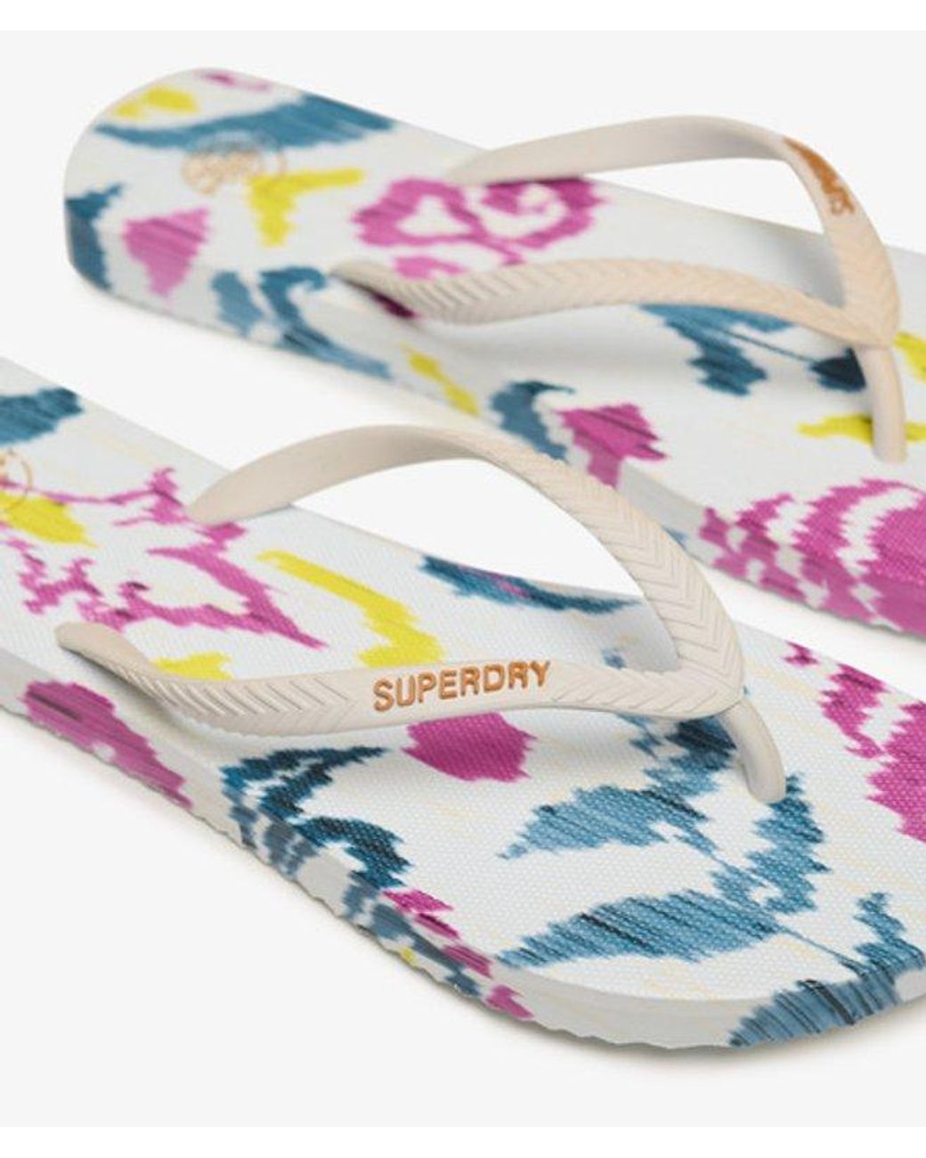 Superdry White & Co All Over Print Flip Flops