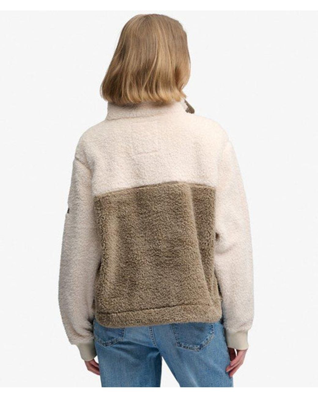 Superdry Natural & Co Super Soft Mash Up Teddy Fleece
