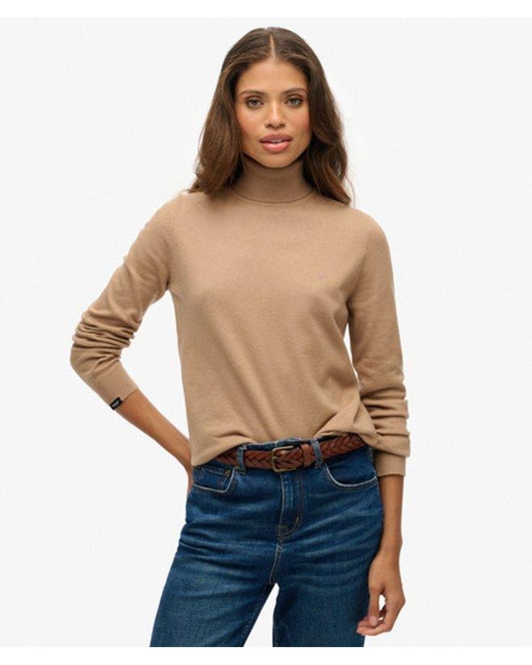 Superdry Blue & Co Classic Turtle Neck Jumper