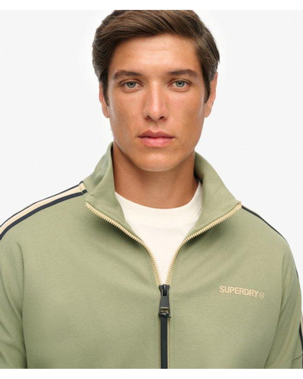 Superdry Green & Co Tech Cult Loose Track Top for men