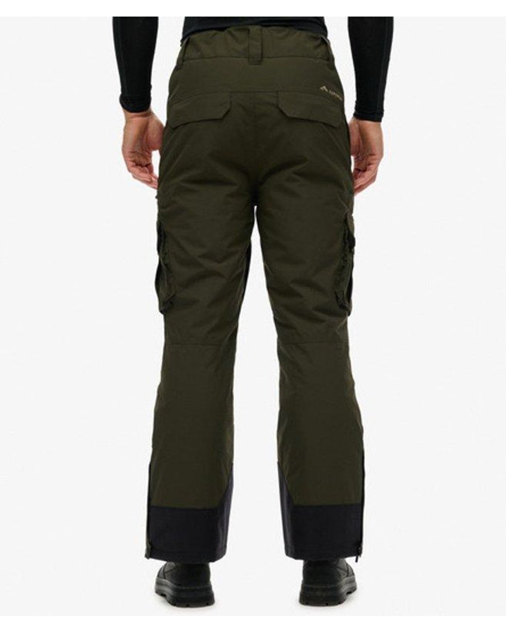 Superdry Black Ultimate Freestyle Ski Pants for men