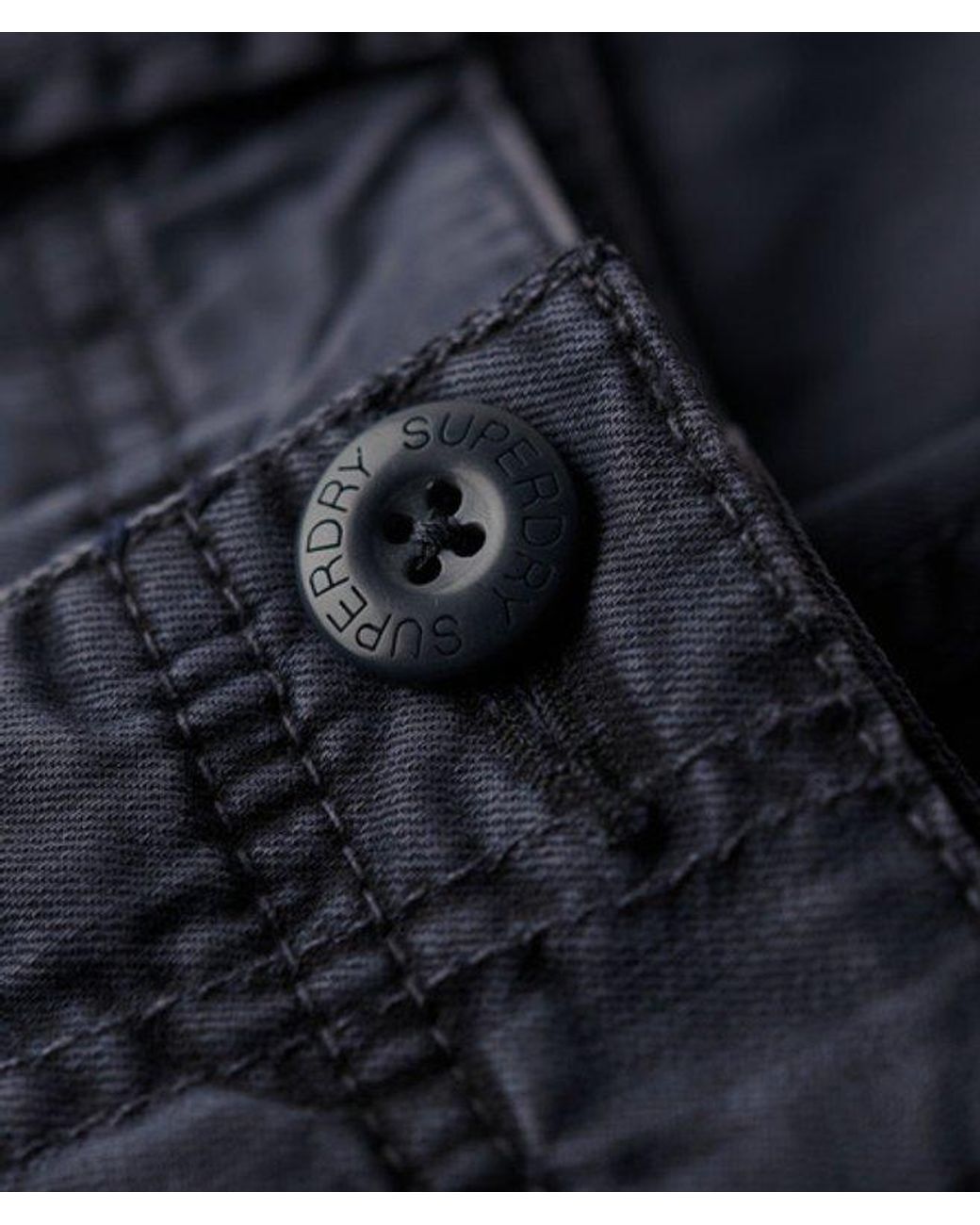 Superdry Blue Core Cargo Shorts for men