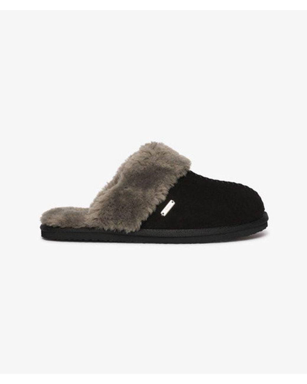 Superdry Black & Co Mule Slipper