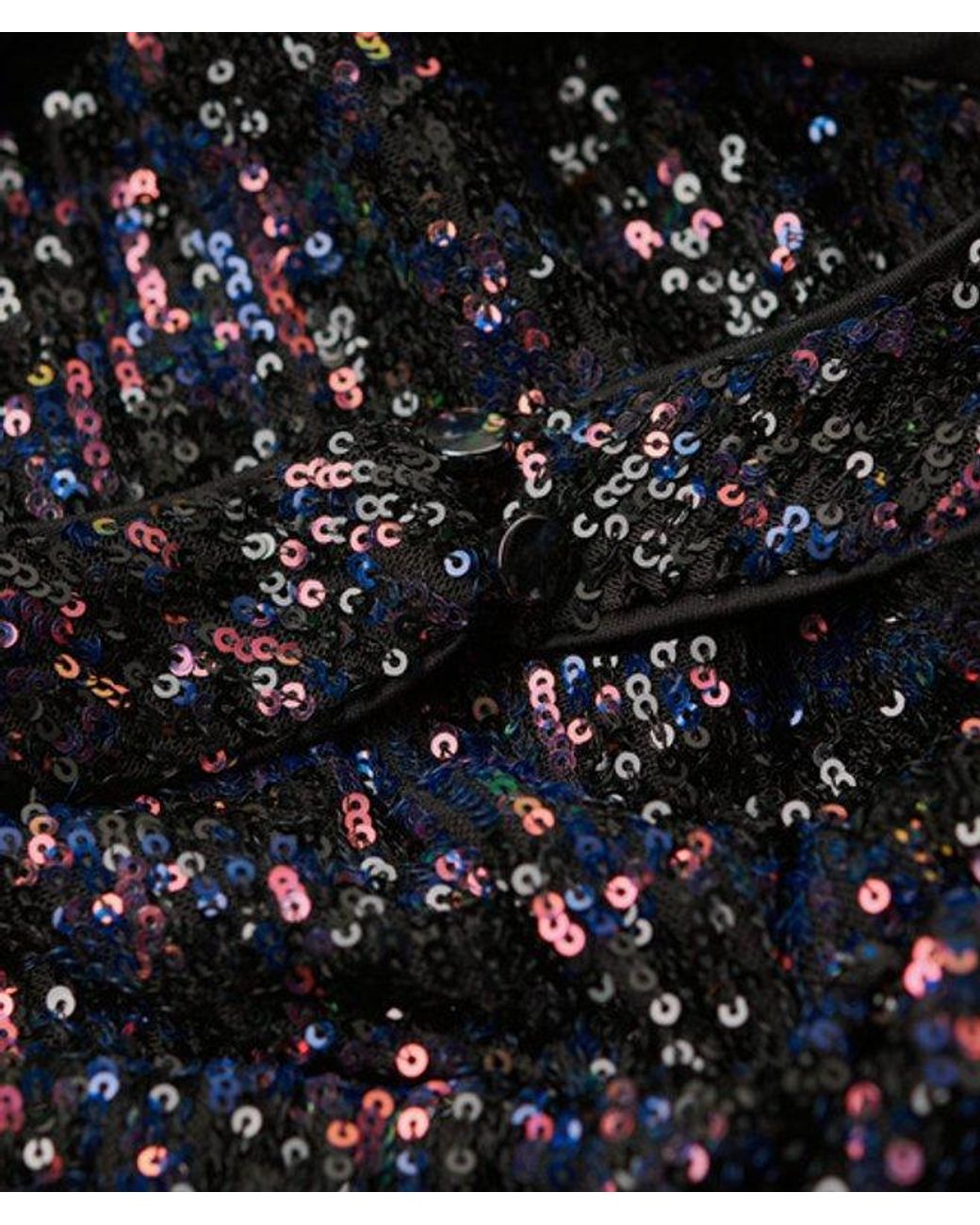 Superdry Blue & Co Sequin Halter Jumpsuit