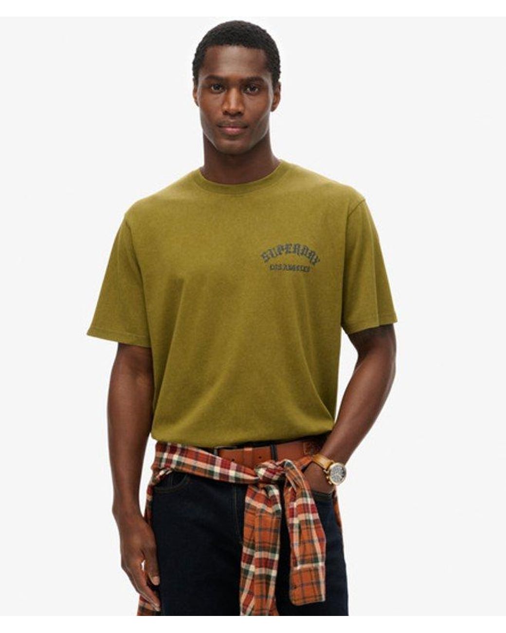 Superdry Green & Co Neo Trad Tattoo Loose T-shirt for men