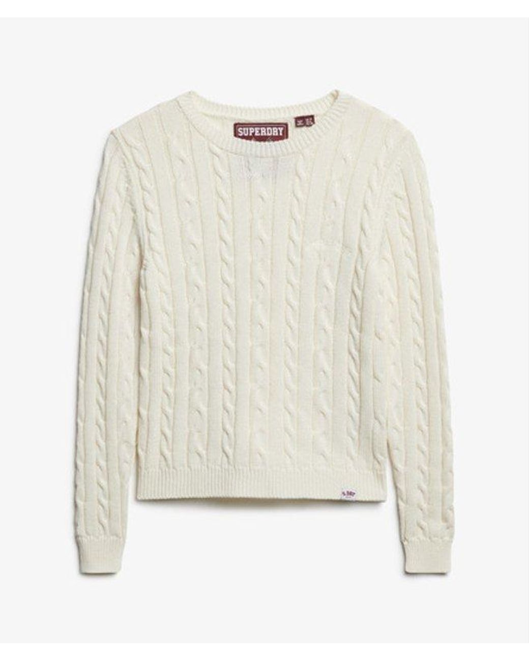 Superdry Green & Co Essentials Slim Cable Jumper