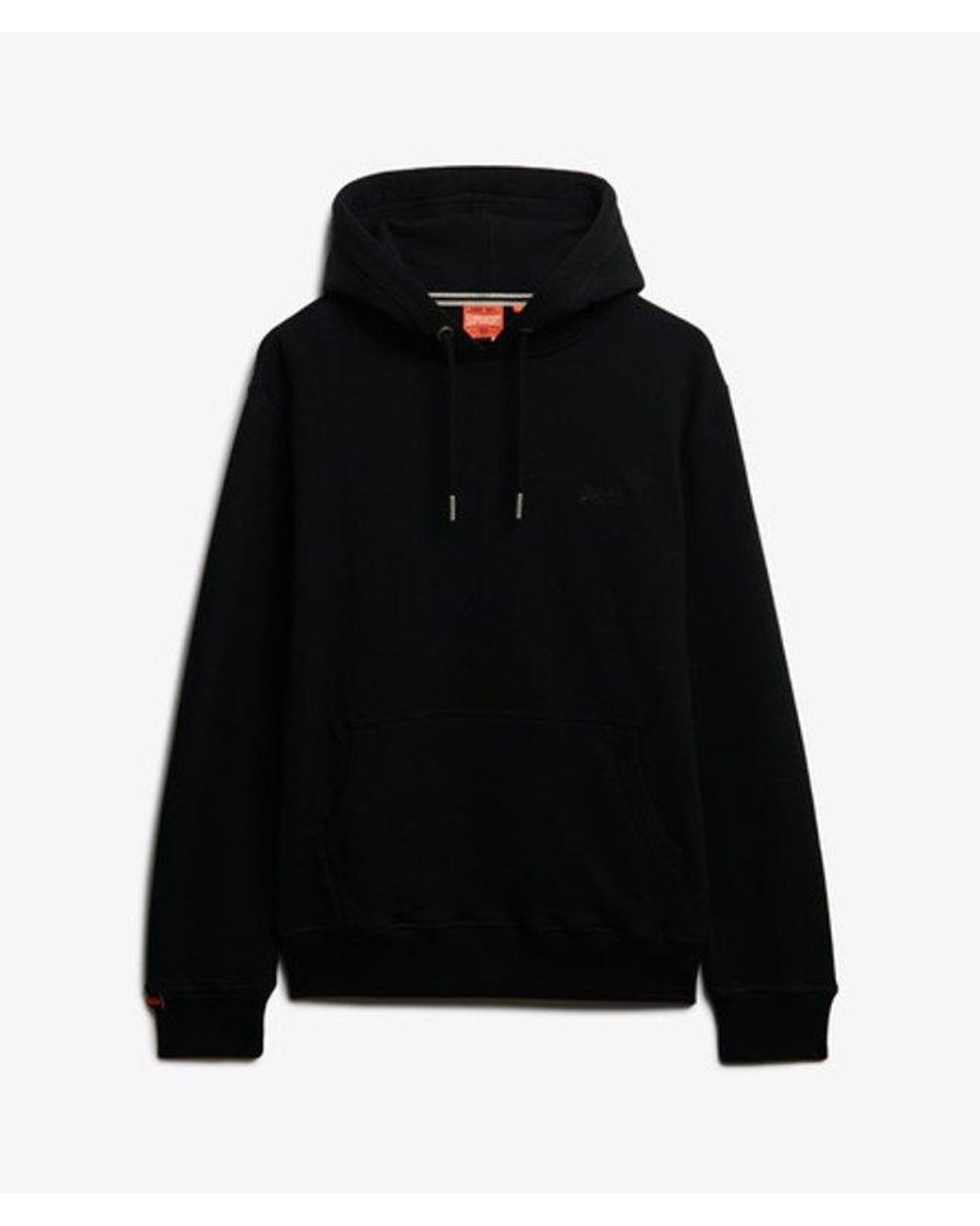 Superdry Black & Co Essential Logo Hoodie for men