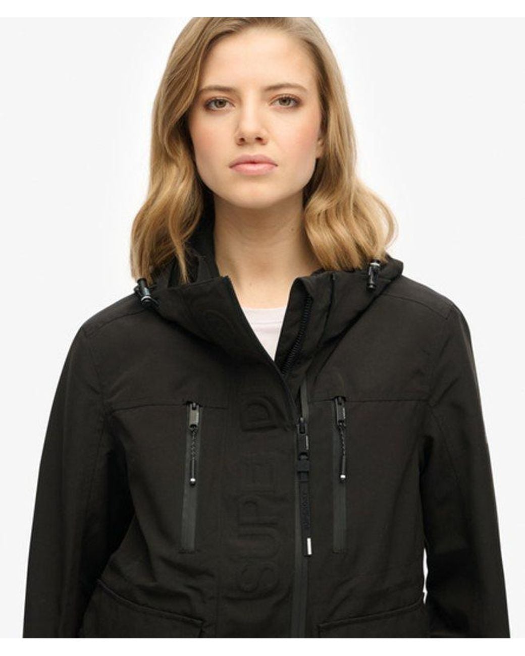 Superdry Black & Co Hooded Ultimate Tech Windbreaker