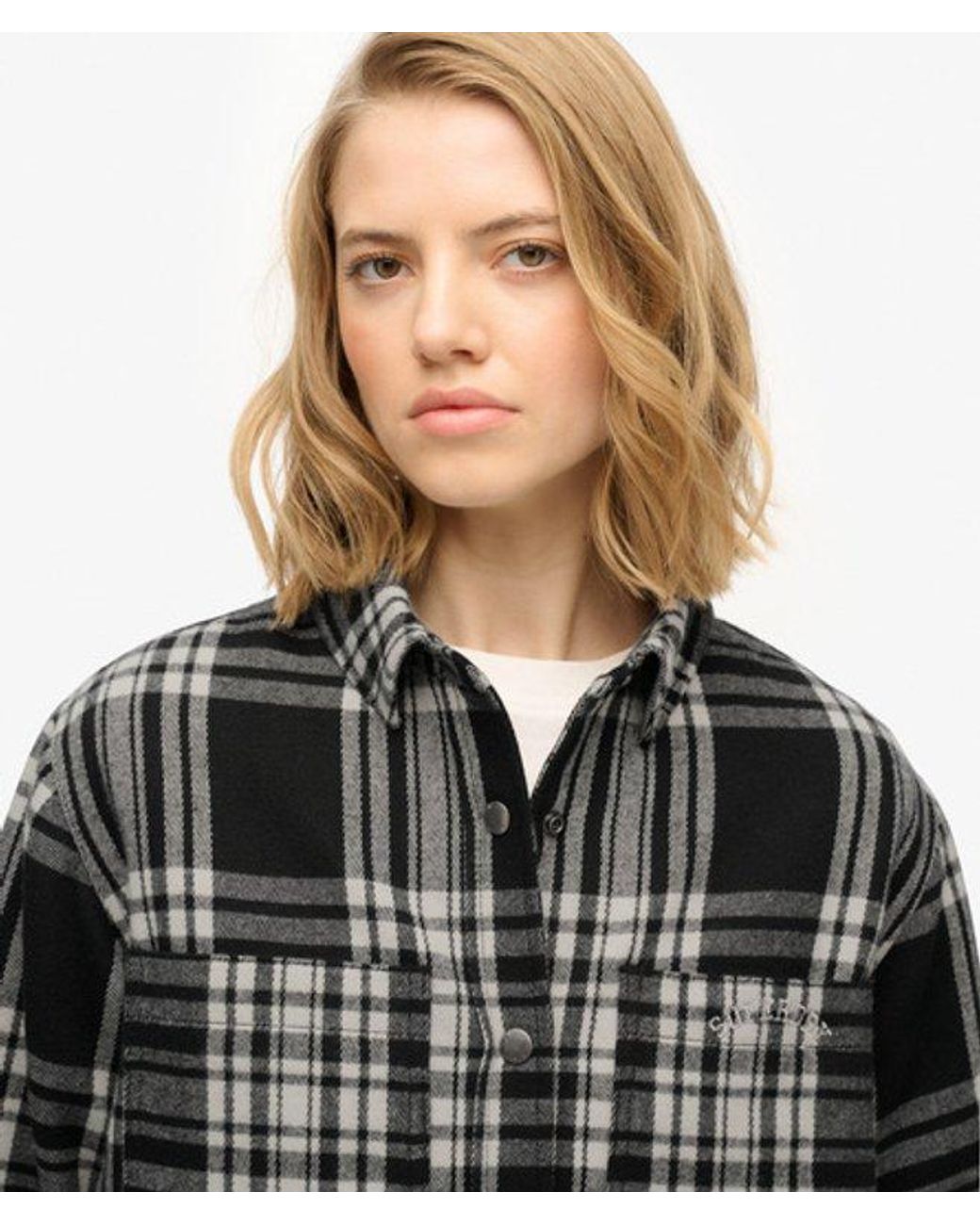 Superdry Gray & Co Check Lined Shirt