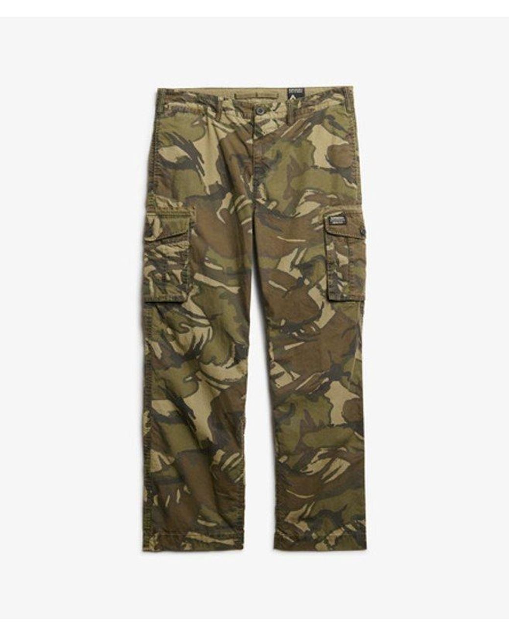 Superdry Green & Co Parachute Light Cargo Pants for men