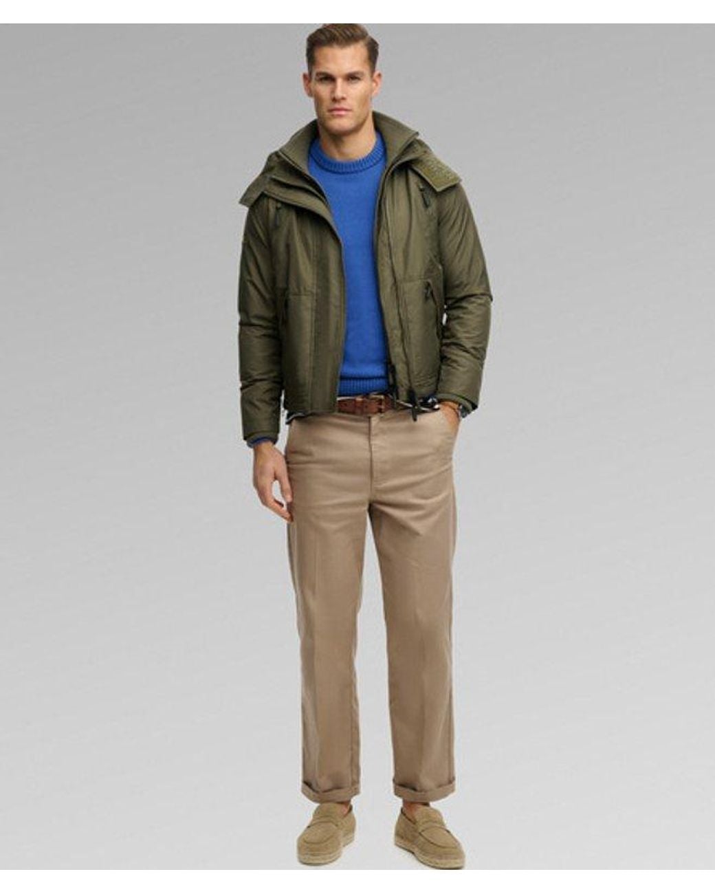 Superdry Green & Co Hooded Arctic Windcheater Jacket for men