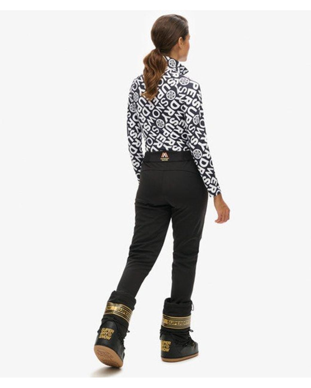 Superdry Black & Co Ski Luxe legging Snow Pants