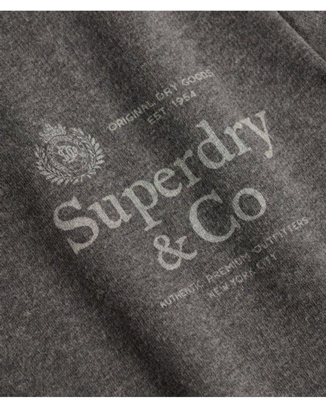 Superdry Gray & Co 1954 Company Relaxed Sweatshirt for men