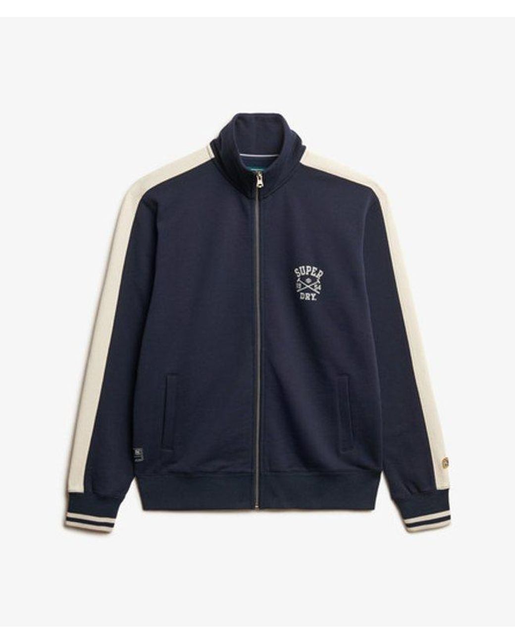 Superdry Blue Athletic Club Track Top for men