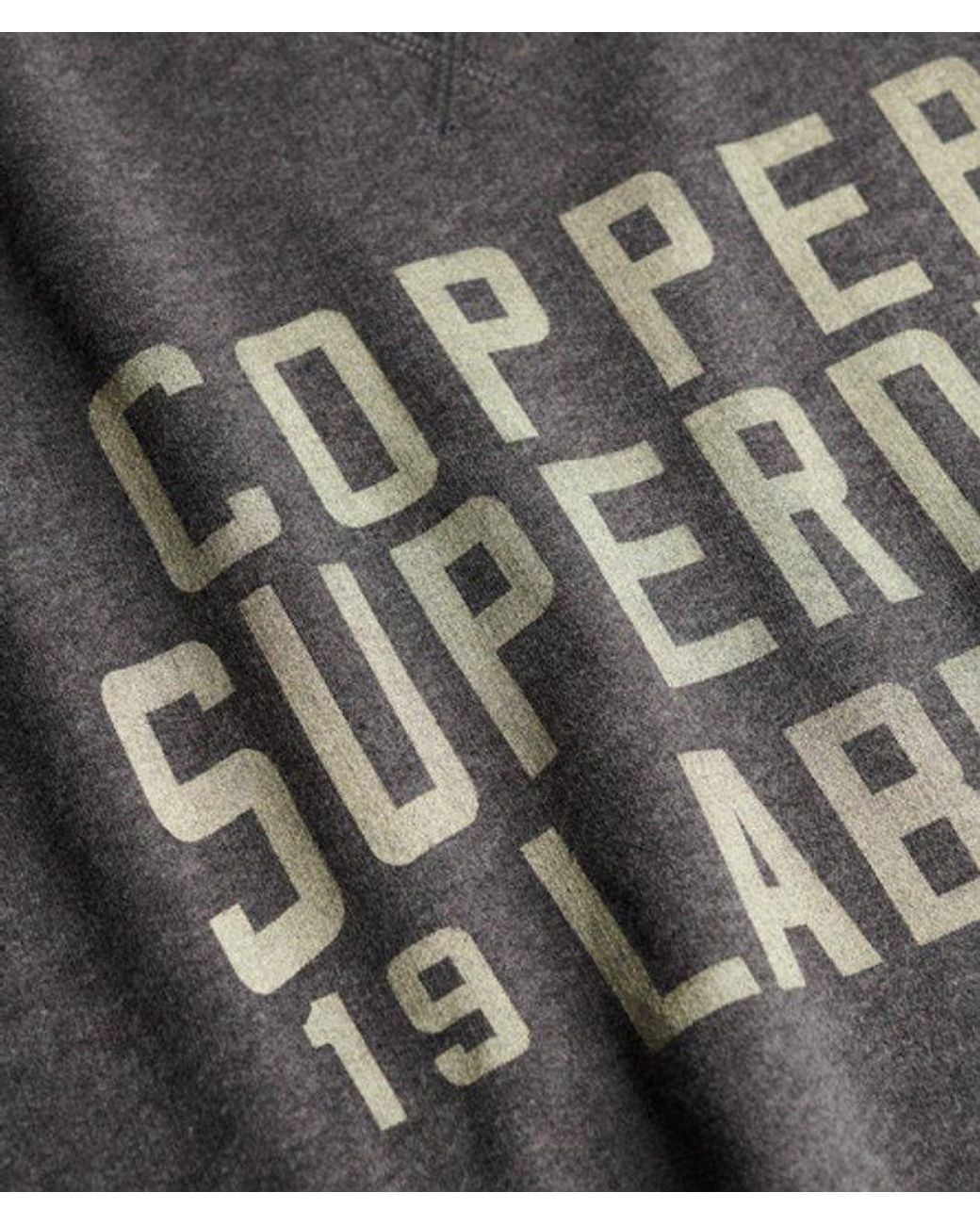 Superdry Gray & Co The Merchant Store - Vintage Print Sweatshirt for men