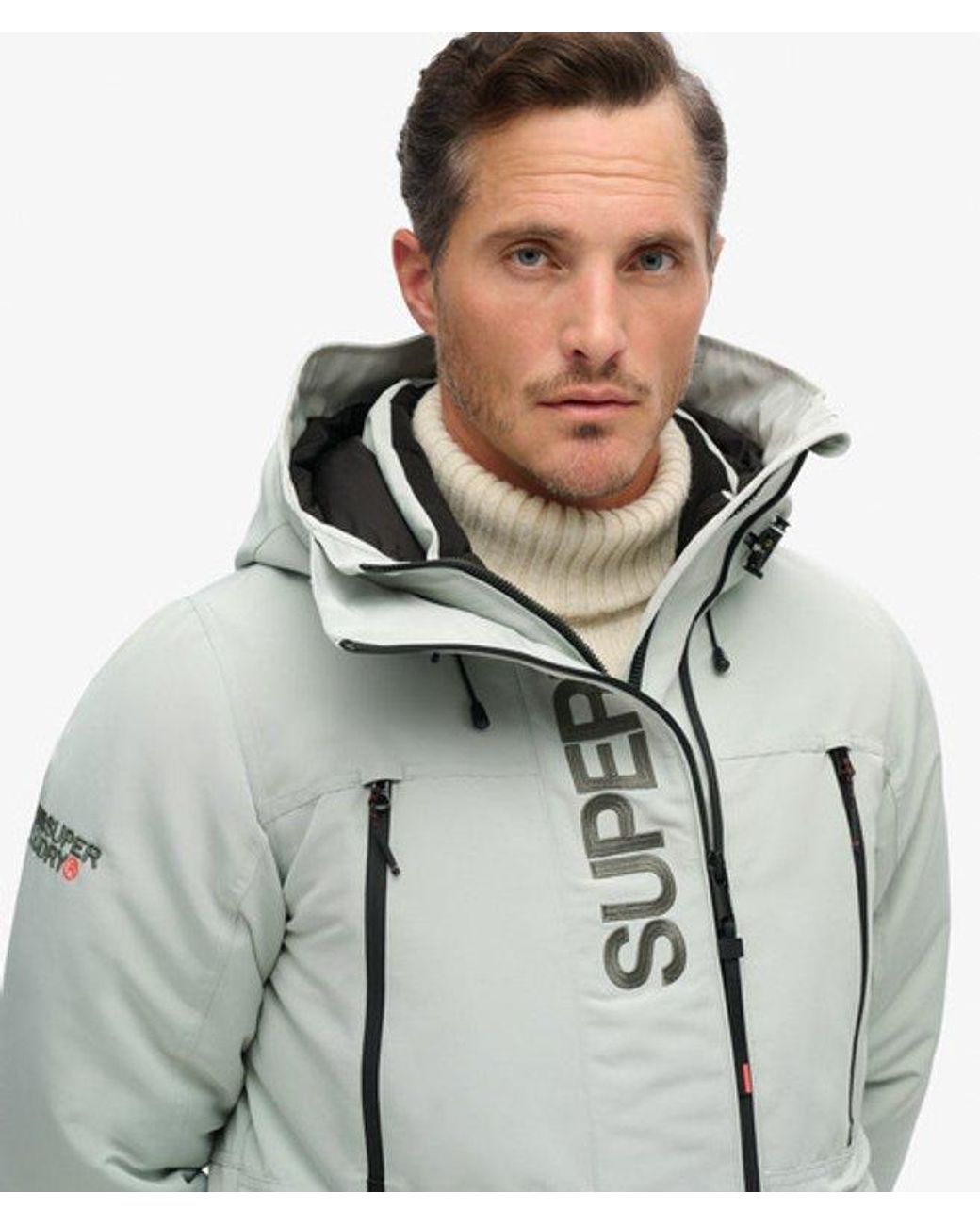 Superdry Gray & Co Hooded Ultimate Embroidered Sd Windbreaker Jacket for men