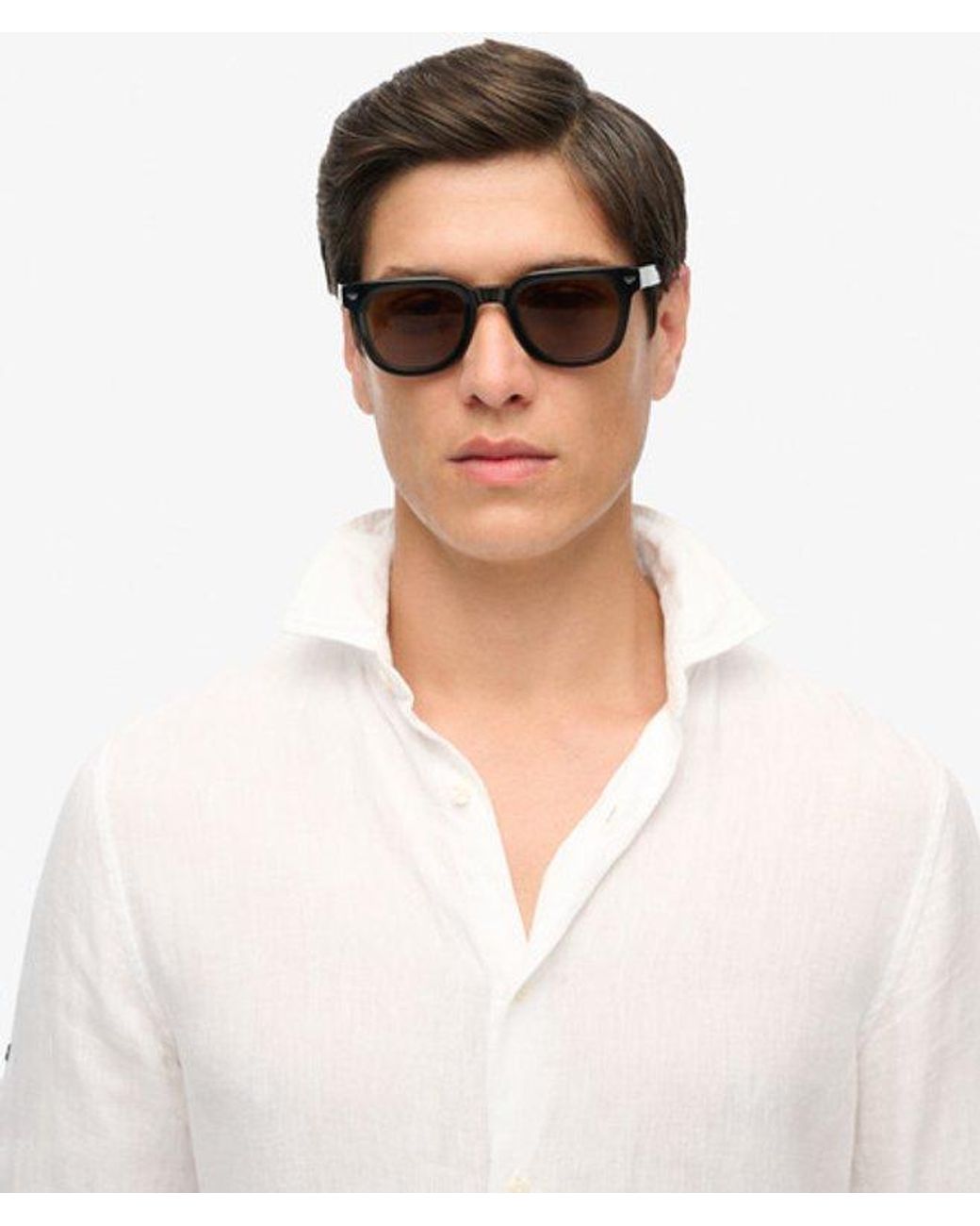 Superdry Black & Co Retro Square Sunglasses