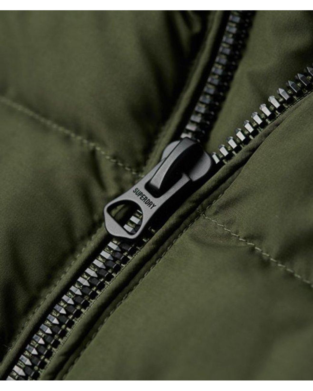 Superdry Green & Co Fuji Printed Padded Jacket for men