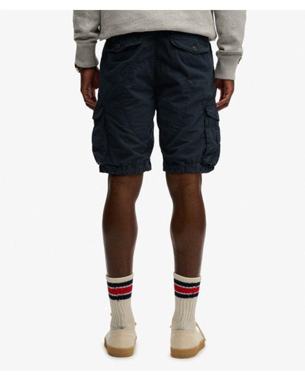 Superdry Blue & Co Parachute Light Shorts for men