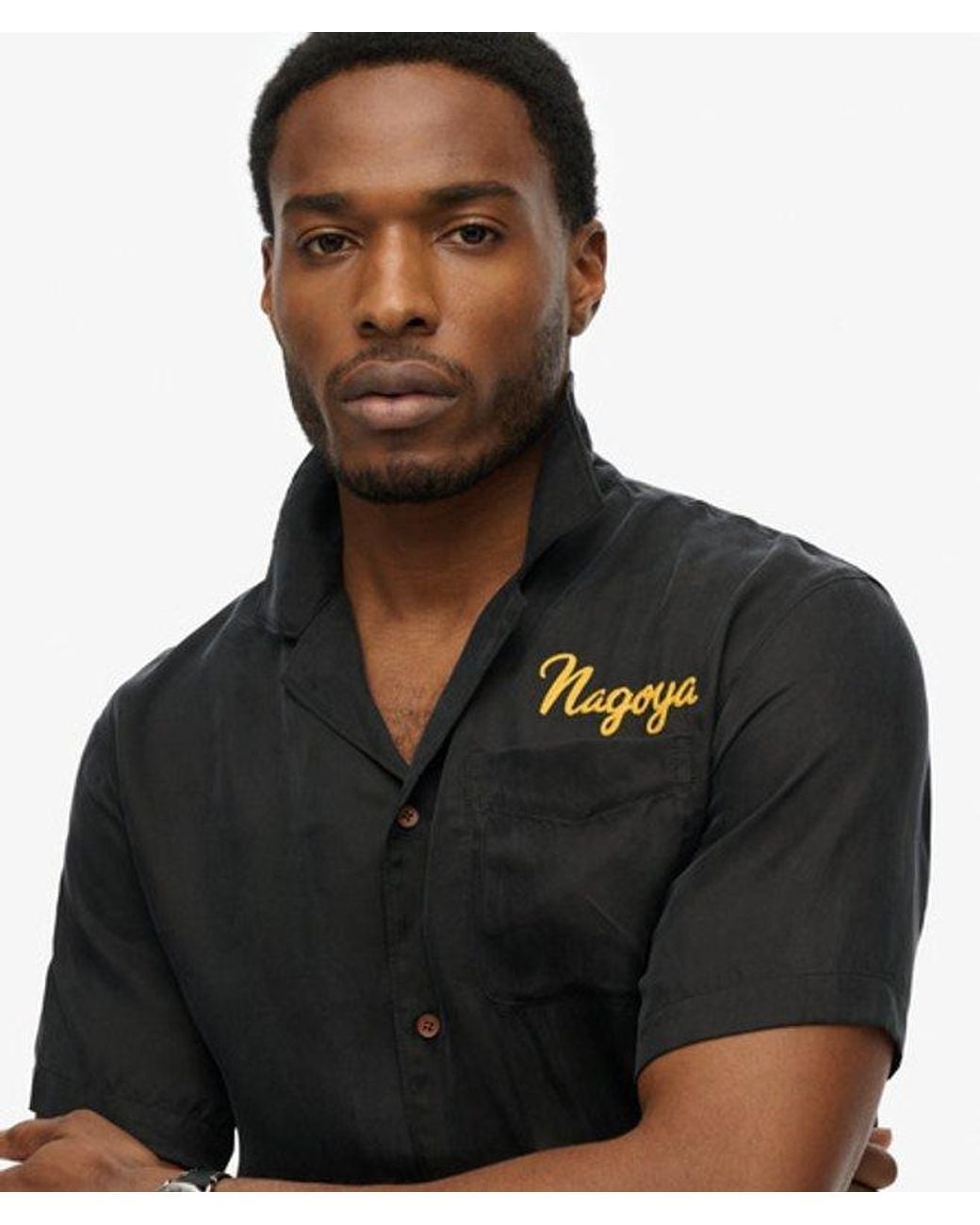 Superdry Black & Co Merchant Suika Shirt for men
