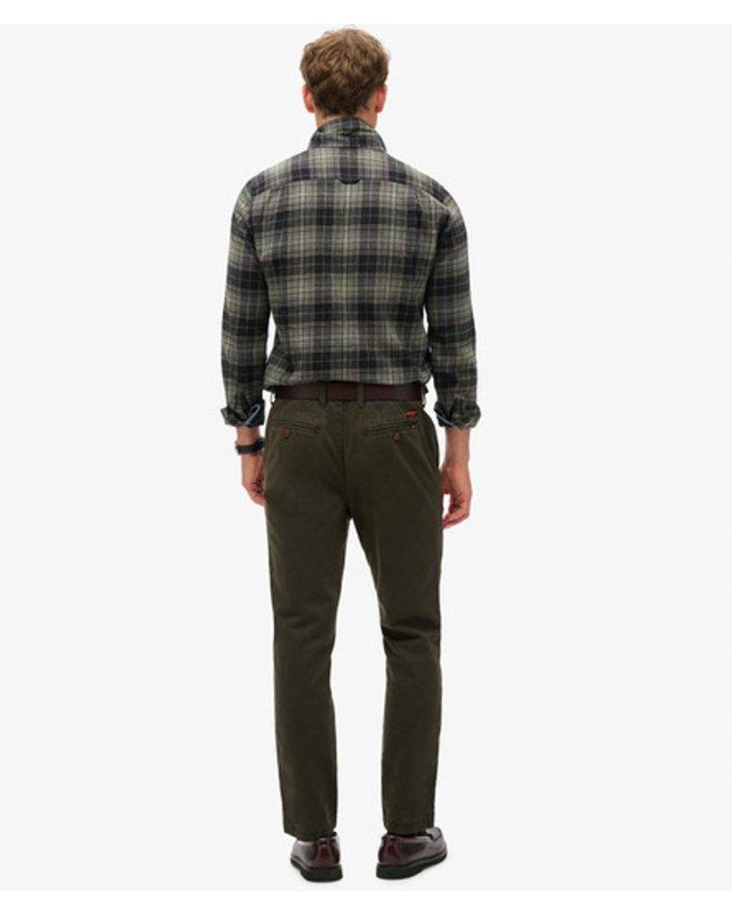 Superdry Green International Chino Pants Size: 30/32 for men