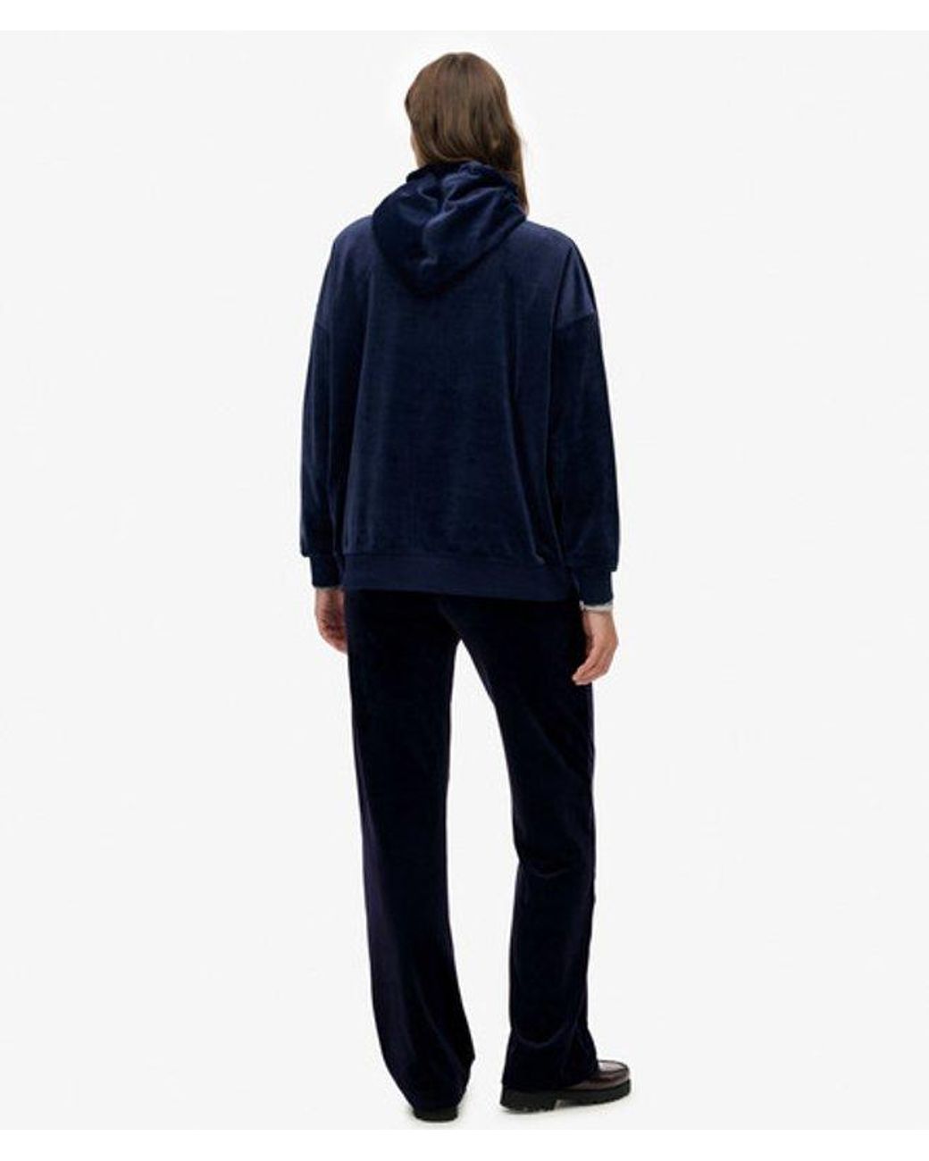 Superdry Blue & Co Country Club Velour joggers