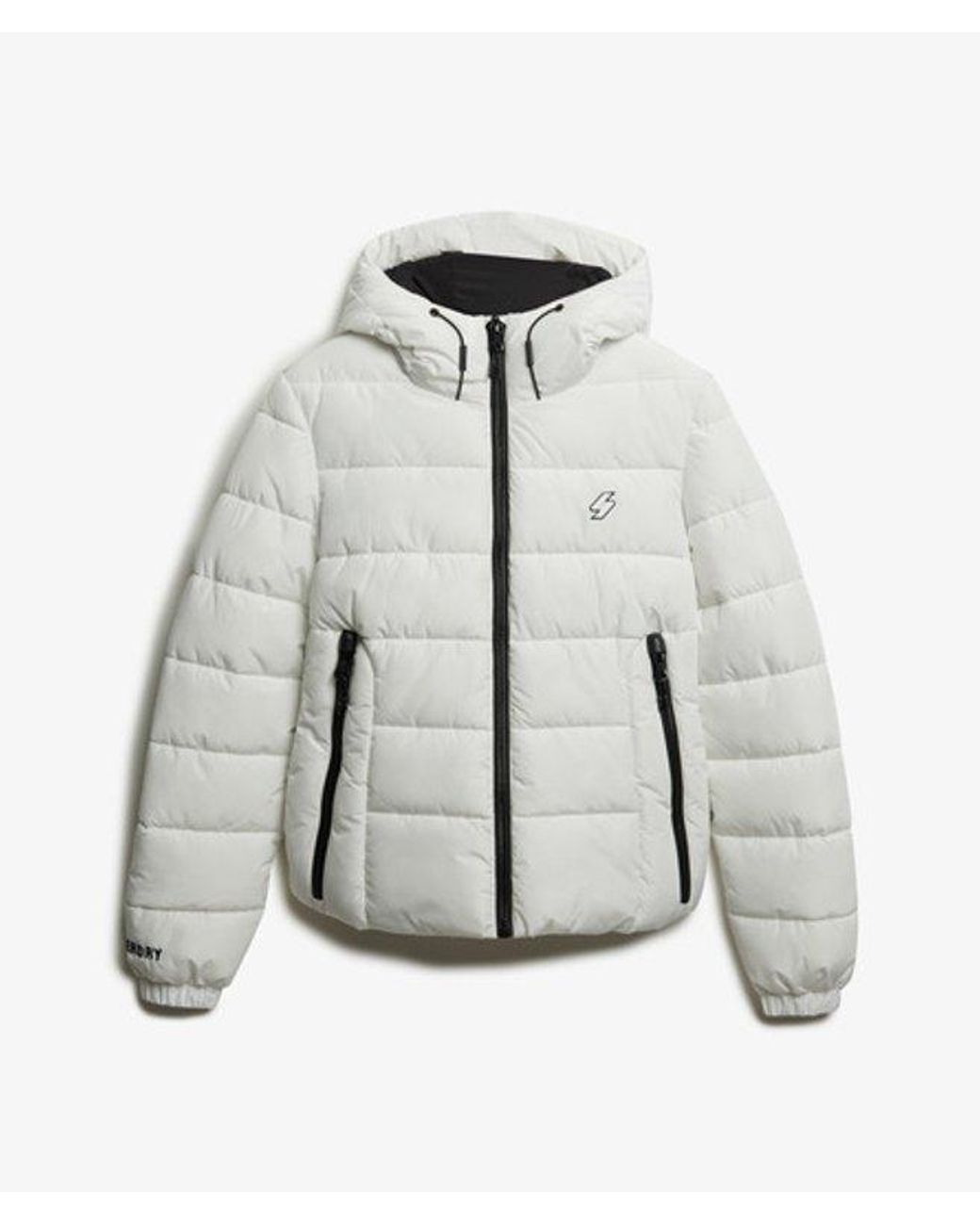 Superdry White & Co Hooded Spirit Sports Puffer Jacket