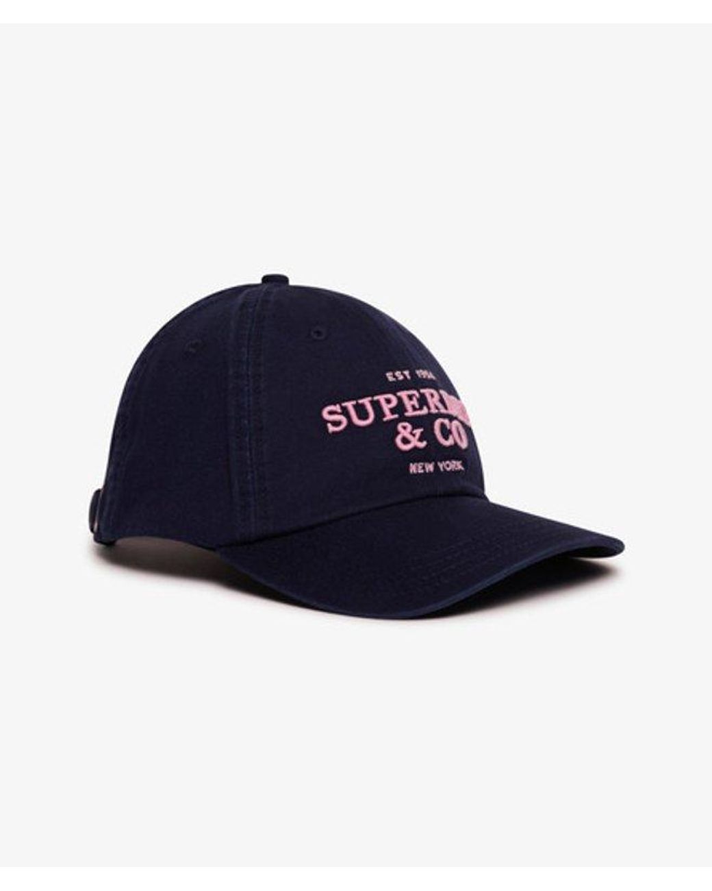 Superdry Blue & Co Company Logo Baseball Cap