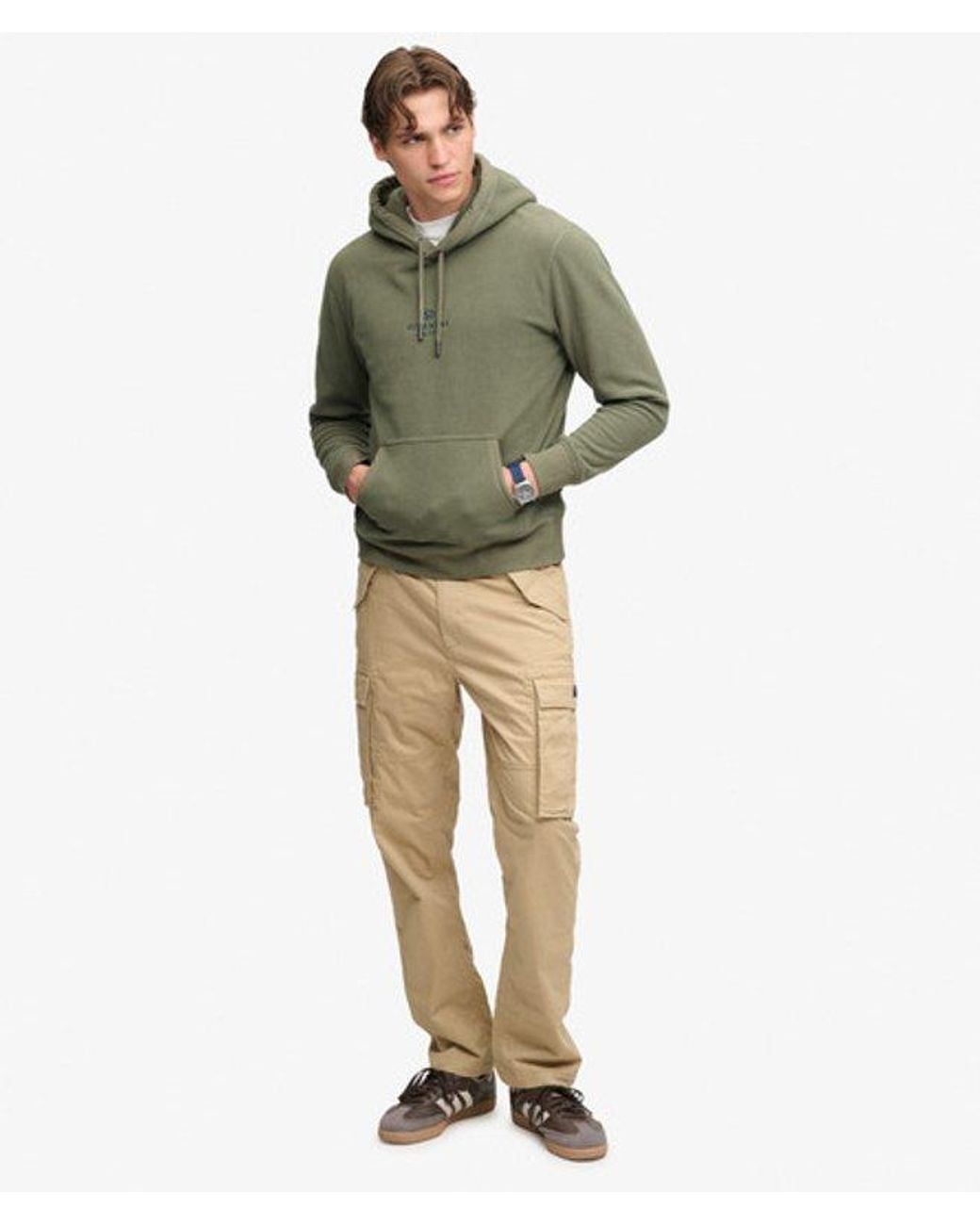 Superdry Green & Co Slim Taper Cargo Pants for men